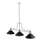 Z-Lite Melange 3 Light Chandelier, Brushed Nickel & Matte Black 725-3BN-MMB - alternate 3